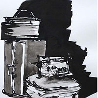 Baggage Series (with typewriter) #2,2019 //images.artistrunwebsite.com/gallery/img_2838121562146255_large.jpg?1658978254