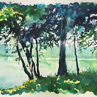 “Shady Spot” New Fairfield town beach NF Connecticut //images.artistrunwebsite.com/gallery/img_2849391563411737_large.jpeg?1565146912
