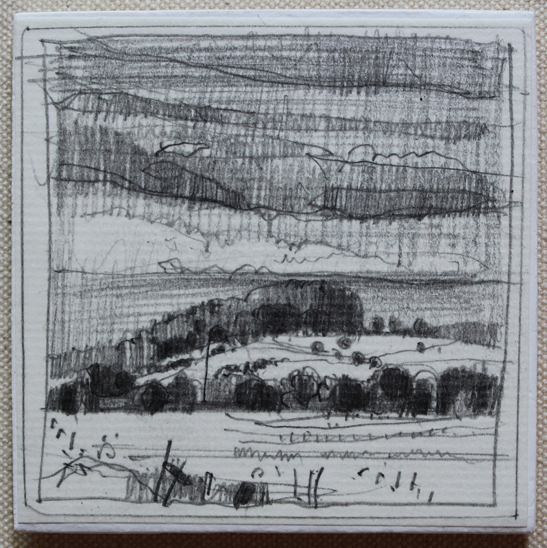 To Garden Hill Drawing To Garden Hill by Harry Stooshinoff