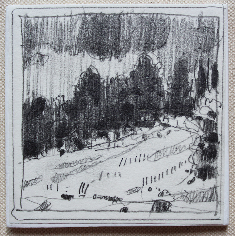 August Rain Drawing August Rain by Harry Stooshinoff