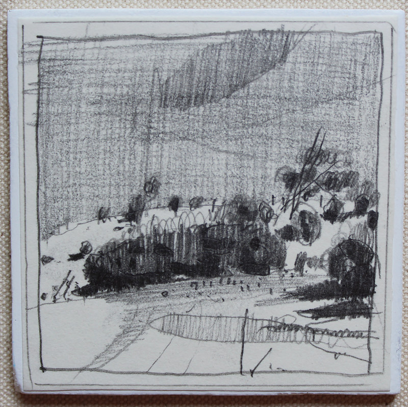 Wendy's Hill Drawing Wendy's Hill by Harry Stooshinoff