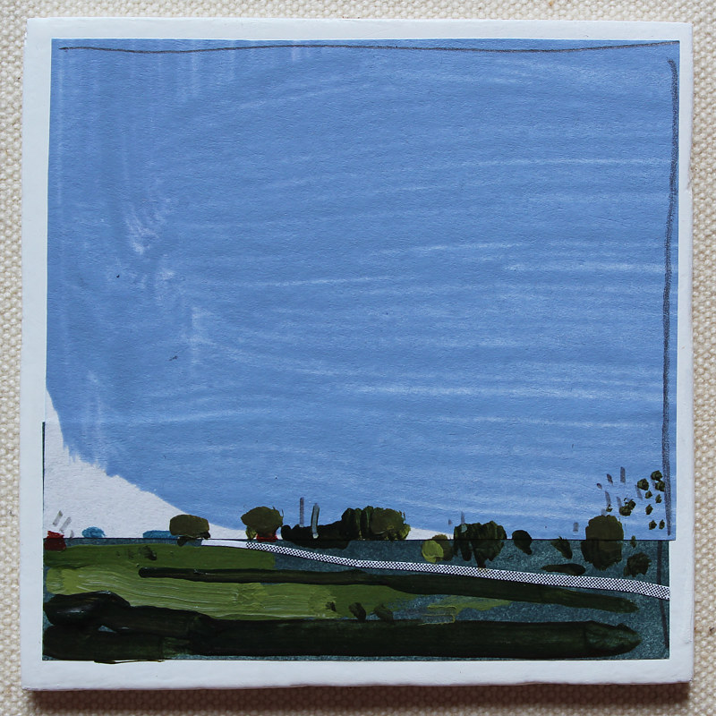 Evening, County Line Acrylic painting Evening, County Line by Harry Stooshinoff