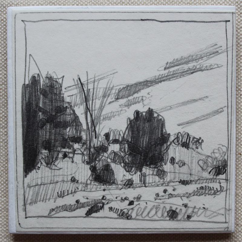 Home Hill Drawing Home Hill by Harry Stooshinoff