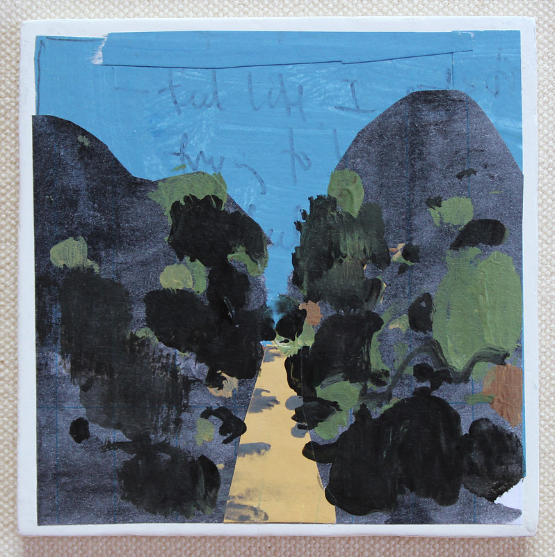 Forest Path Acrylic painting Forest Path by Harry Stooshinoff
