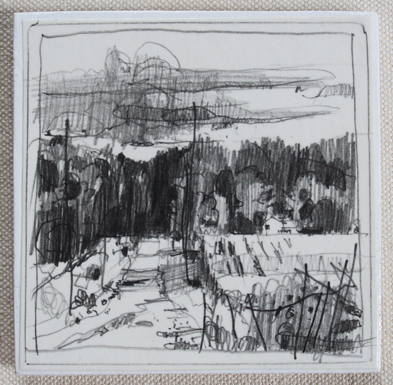Hidden Road Drawing Hidden Road by Harry Stooshinoff
