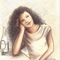Girl at the Cafe //images.artistrunwebsite.com/gallery/img_2891381570873075_large.jpg?1570874377