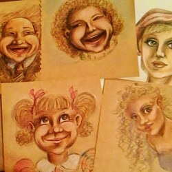 Return to: Illustrations/ characters Drawing fun characters by Patricia Becker