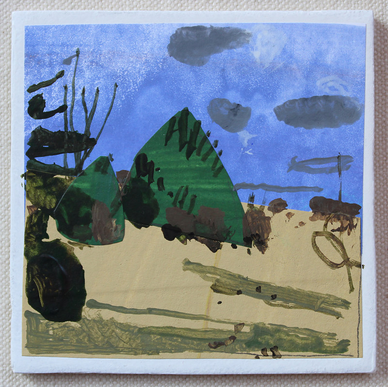 Evening Hill Acrylic painting Evening Hill by Harry Stooshinoff