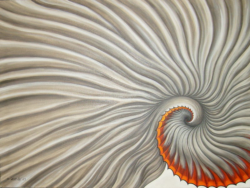 Spiraling Out Oil painting Spiraling Out by Sue Ellen Brown