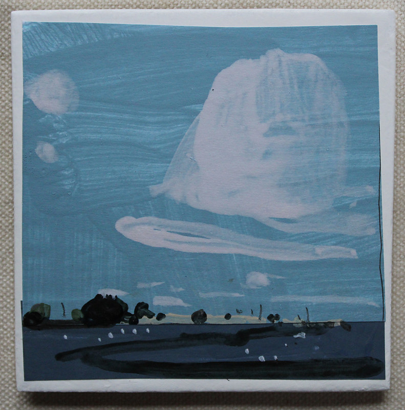 October Beach Acrylic painting October Beach by Harry Stooshinoff