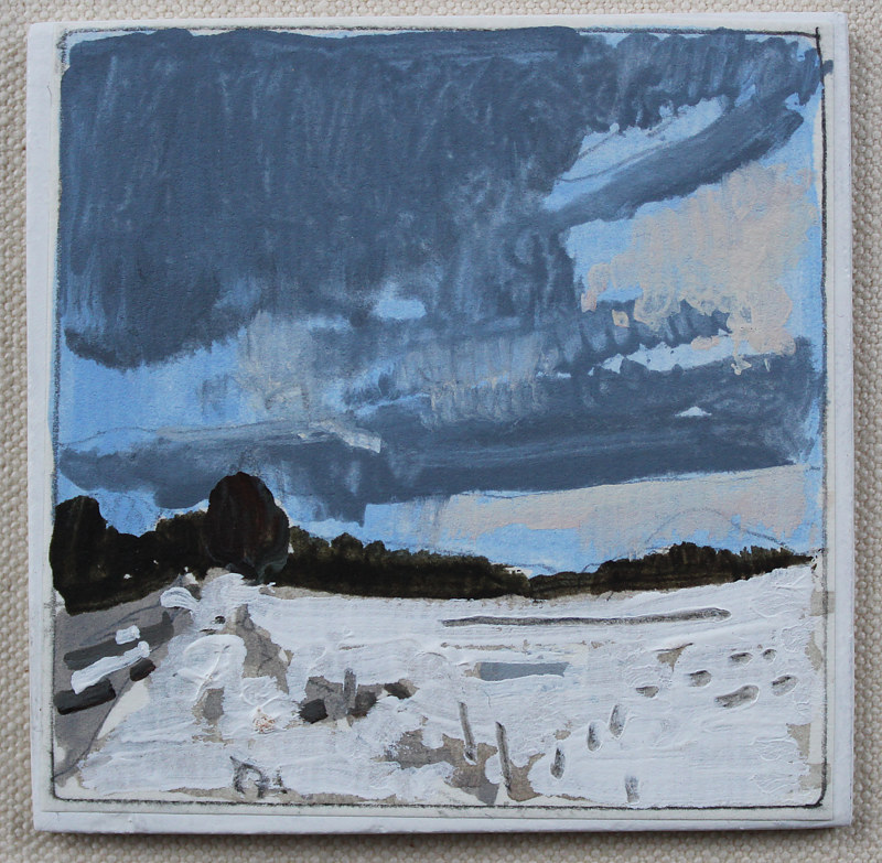 Sanctuary Field Acrylic painting Sanctuary Field by Harry Stooshinoff