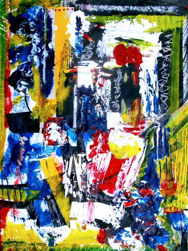 Mixed-media artwork Pronto by John Clinock