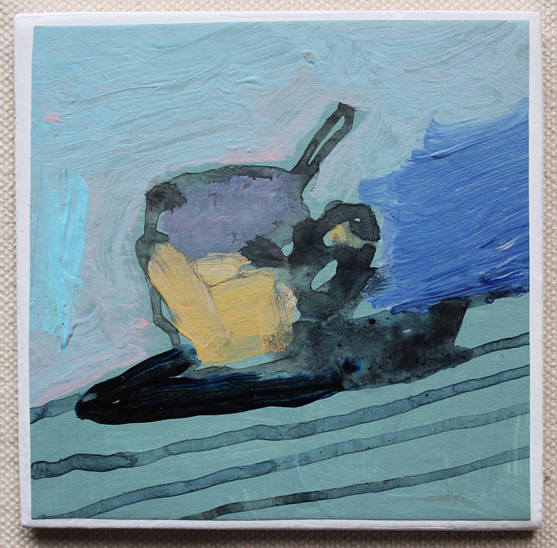 Evening Cup Acrylic painting Evening Cup by Harry Stooshinoff