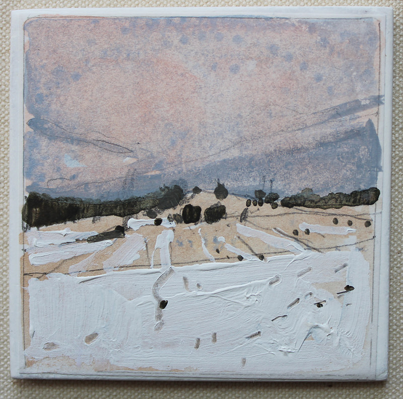 Secret Field, February 16 Acrylic painting Secret Field, February 16 by Harry Stooshinoff