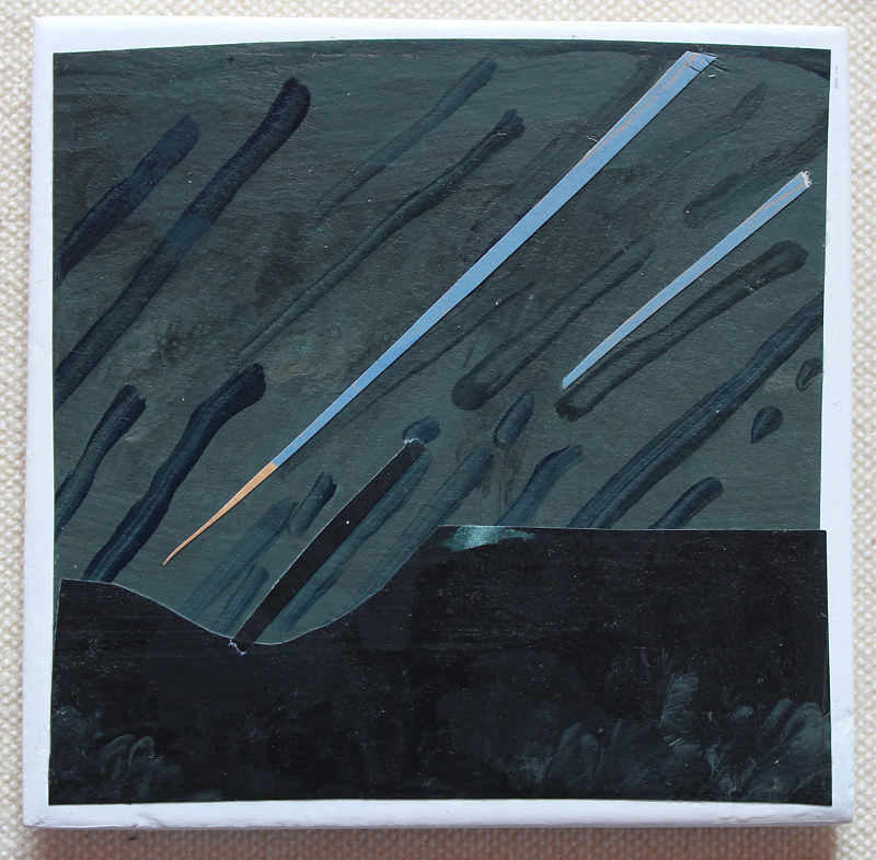 Hard Rain Coming Acrylic painting Hard Rain Coming by Harry Stooshinoff