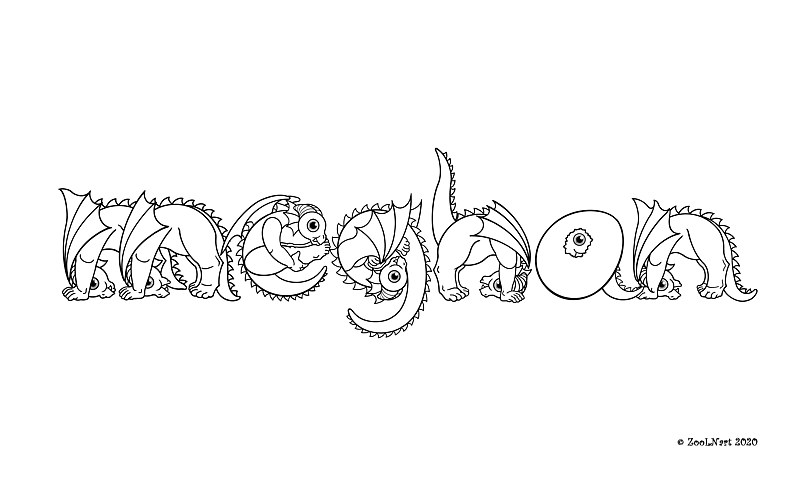 Color Me! Custom 6 letter art print Print Color Me! Custom 6 letter art print by Sue Ellen Brown