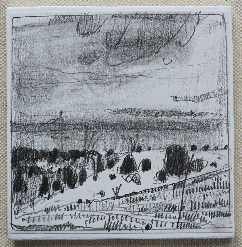 Hillock Drawing Hillock by Harry Stooshinoff