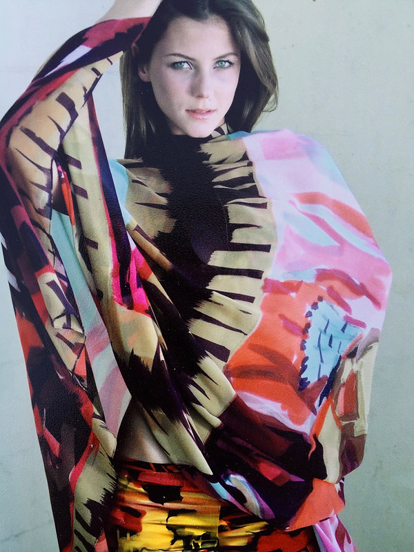 Native American Sunset Print Body Stole Painting Native American Sunset Print Body Stole by Michael Shyka