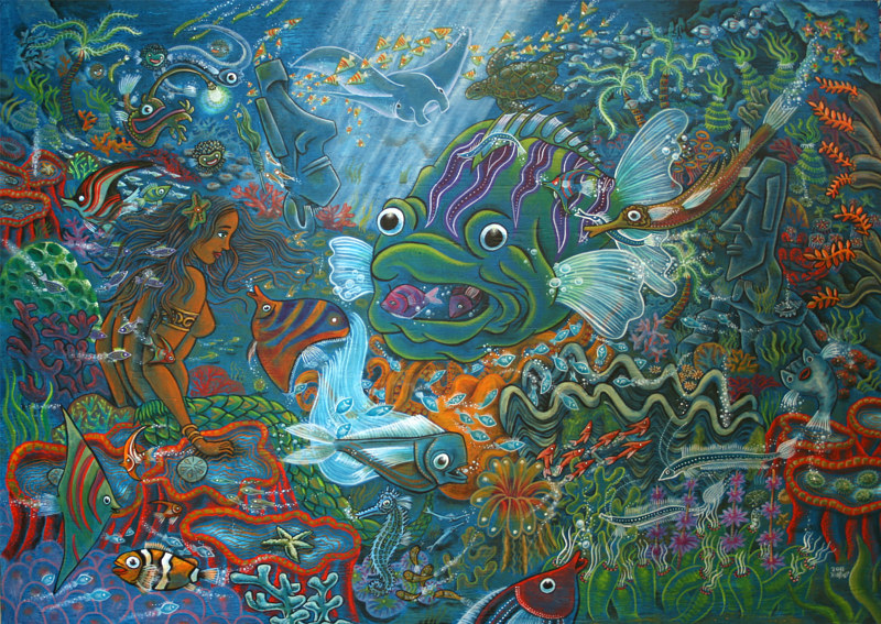 72 Land of the mermaids (Angelfish) Big edition 72 Land of the mermaids (Angelfish) Big edition by Kenneth M Ruzic