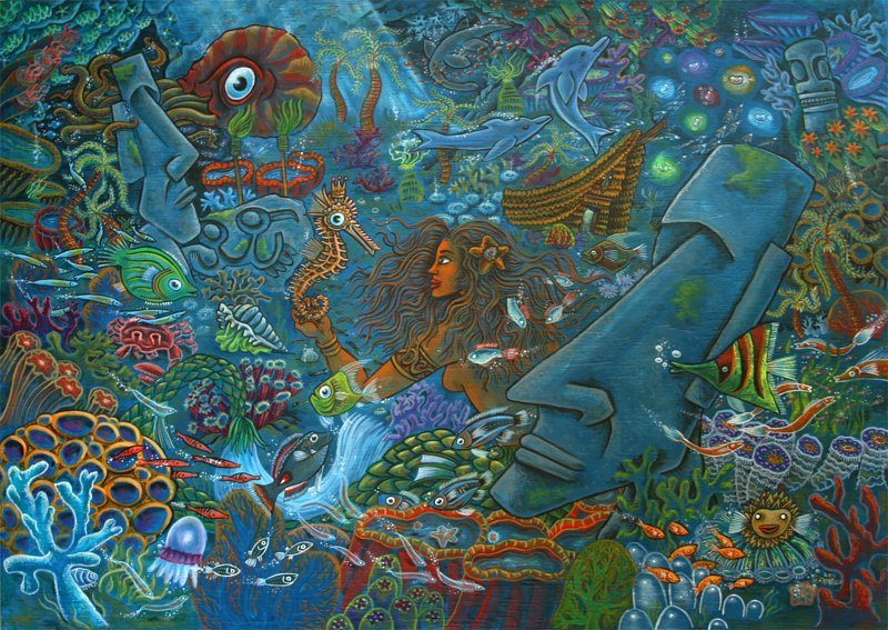 73 Land of the mermaids (SeaHorse) Big edition 73 Land of the mermaids (SeaHorse) Big edition by Kenneth M Ruzic
