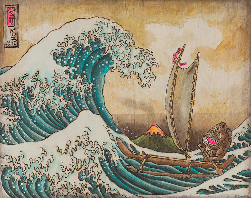 75 The Great Wave 75 The Great Wave by Kenneth M Ruzic