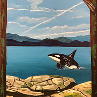 Orca in the Strait of Georgia //images.artistrunwebsite.com/gallery/img_3113181600062732_large.jpeg?1600600219