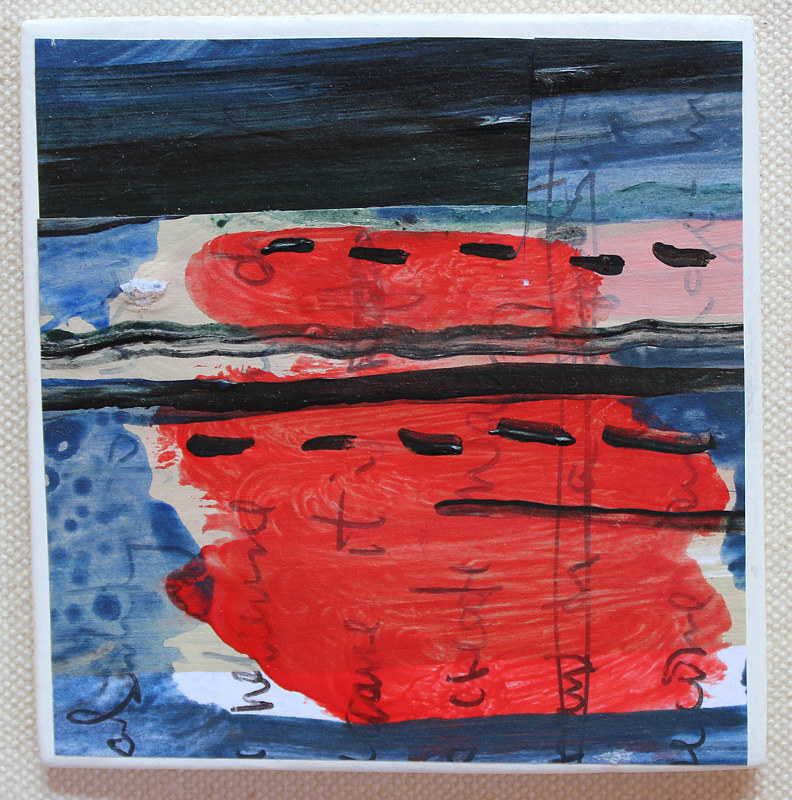 Evening Lake Acrylic painting Evening Lake by Harry Stooshinoff