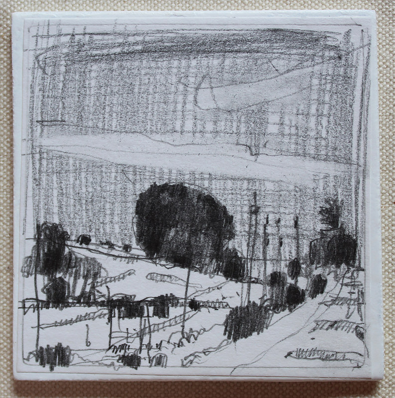Before Dark Drawing Before Dark by Harry Stooshinoff