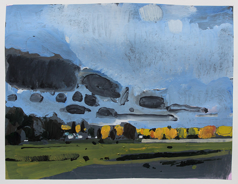 Hidden Field, October 20 Painting Hidden Field, October 20 by Harry Stooshinoff