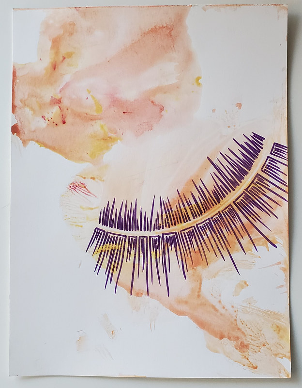 Clockwork Progression Acrylic painting Clockwork Progression by Jacqueline Bell Johnson