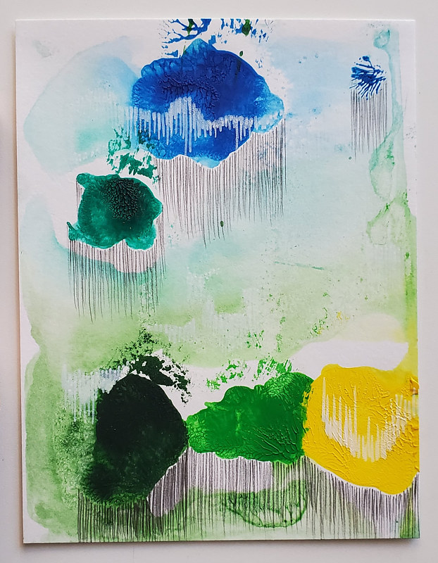 Rising Up Acrylic painting Rising Up by Jacqueline Bell Johnson