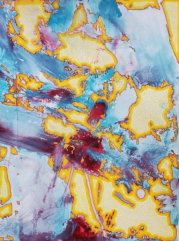 There's Something In The Water Acrylic painting There's Something In The Water by Jacqueline Bell Johnson