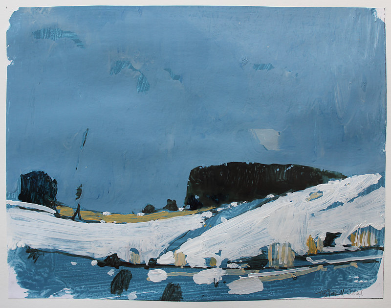 February Light Acrylic painting February Light by Harry Stooshinoff