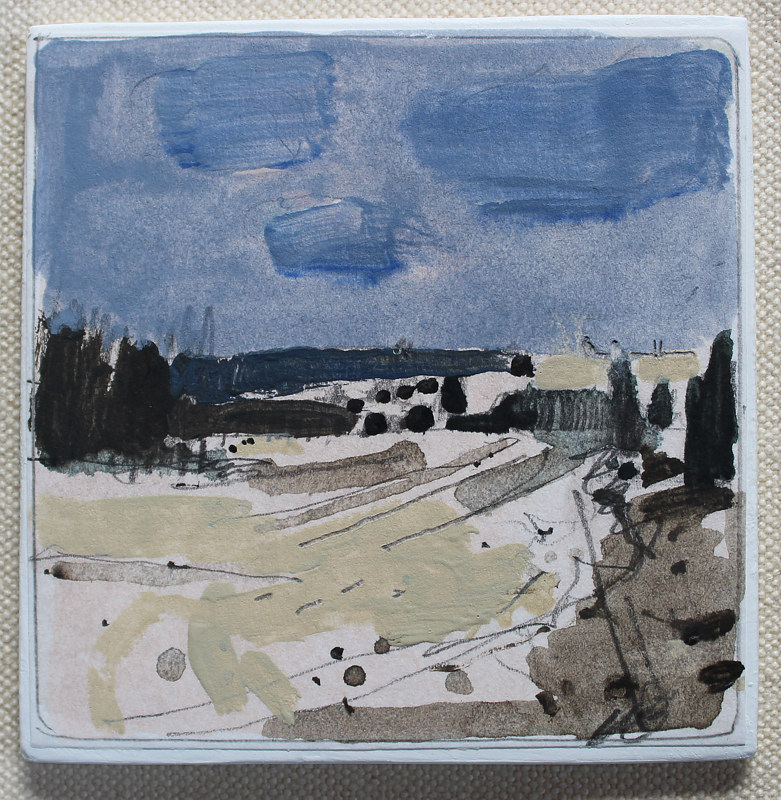To Garden Hill Acrylic painting To Garden Hill by Harry Stooshinoff