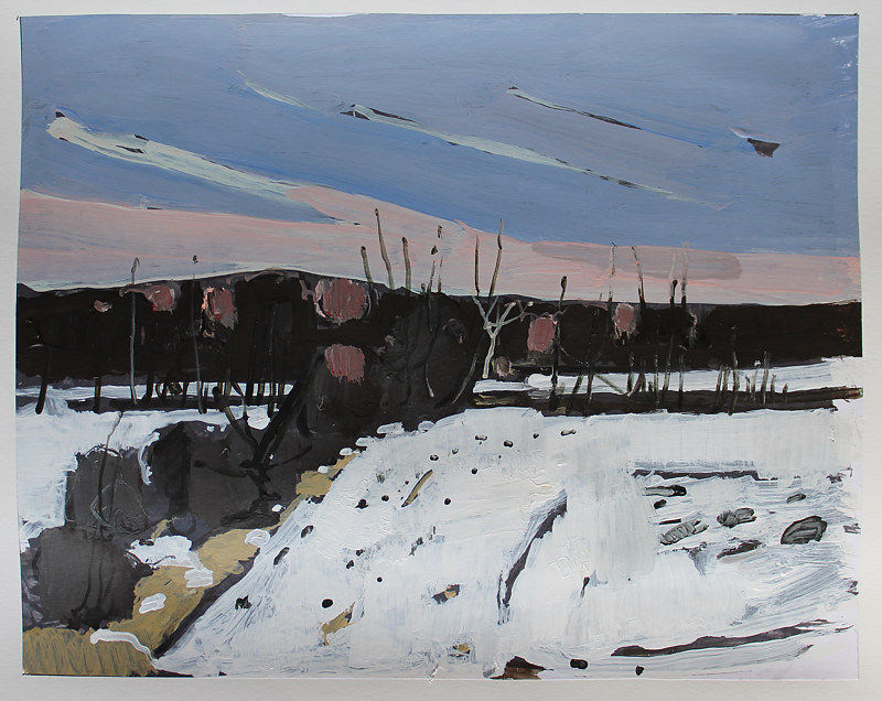 March Thaw Acrylic painting March Thaw by Harry Stooshinoff