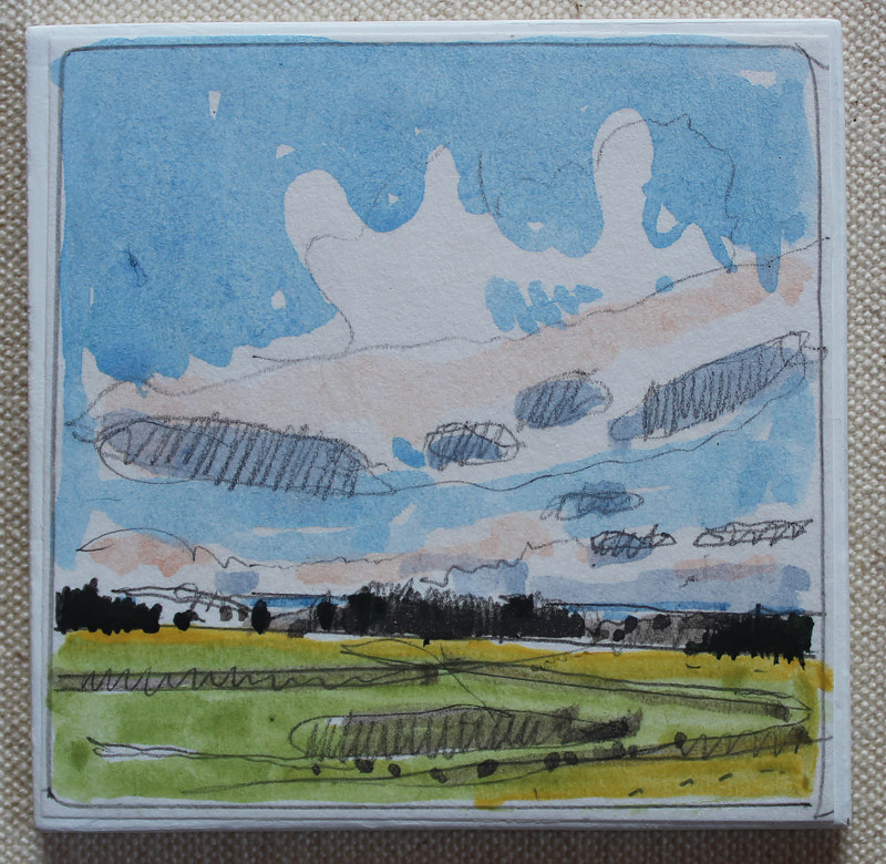 Winter Wheat, April 4 Painting Winter Wheat, April 4 by Harry Stooshinoff