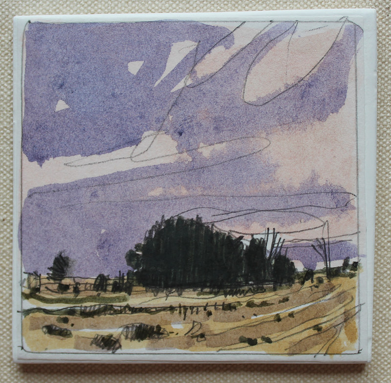 Chickabiddy Stand, Evening Painting Chickabiddy Stand, Evening by Harry Stooshinoff