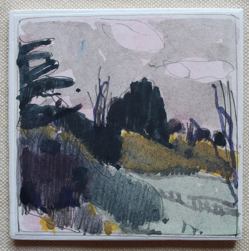 Evening on Lost Dog Hill Painting Evening on Lost Dog Hill by Harry Stooshinoff