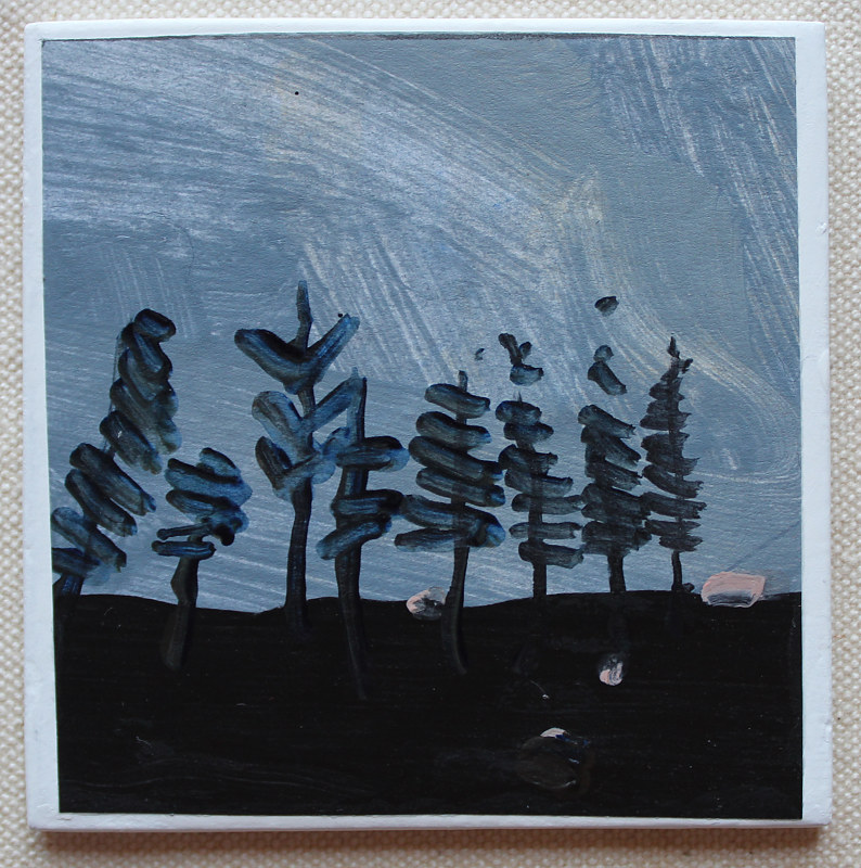 Little Forest Acrylic painting Little Forest by Harry Stooshinoff