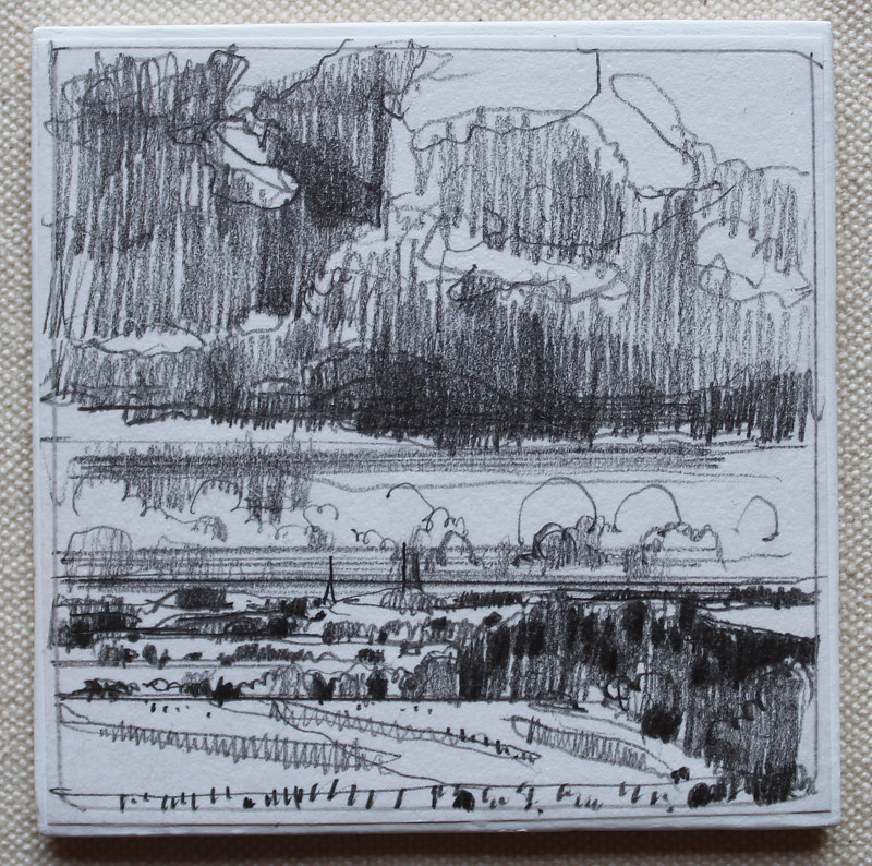 To Lake Ontario Drawing To Lake Ontario by Harry Stooshinoff