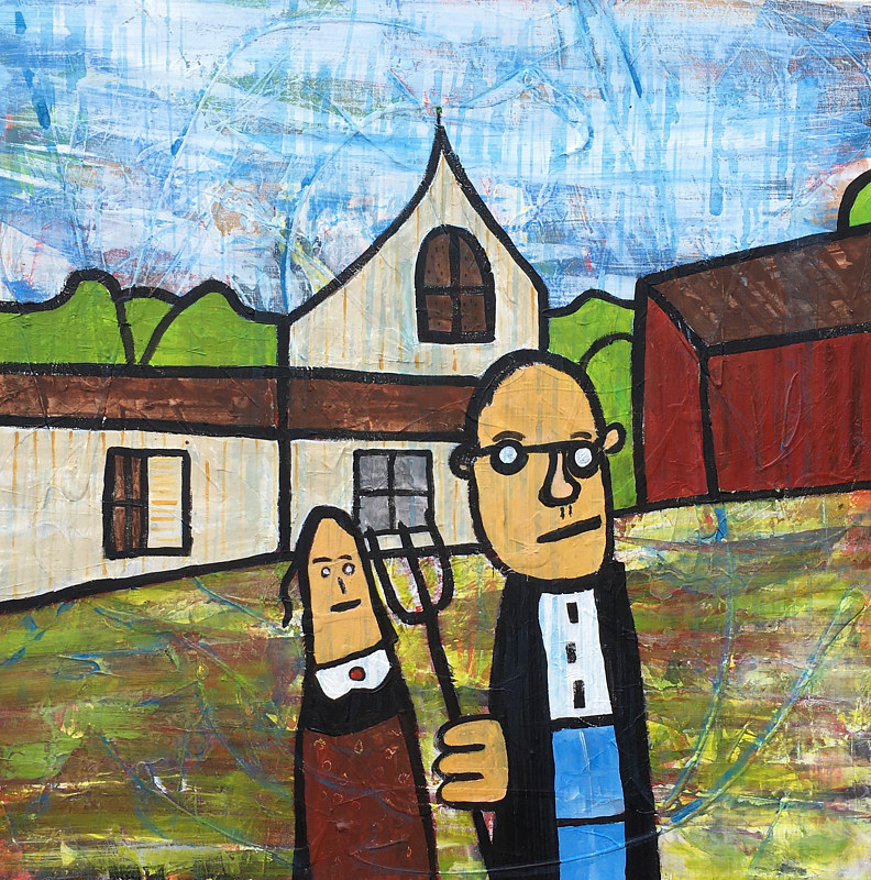 Nan Wood Graham and Dr. McKeeby aka Rural Americana Nan Wood Graham and Dr. McKeeby aka Rural Americana by Bernard Scanlan