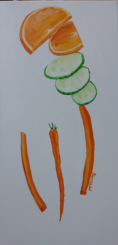 Vegetables First Painting Vegetables First by Michelle Marcotte