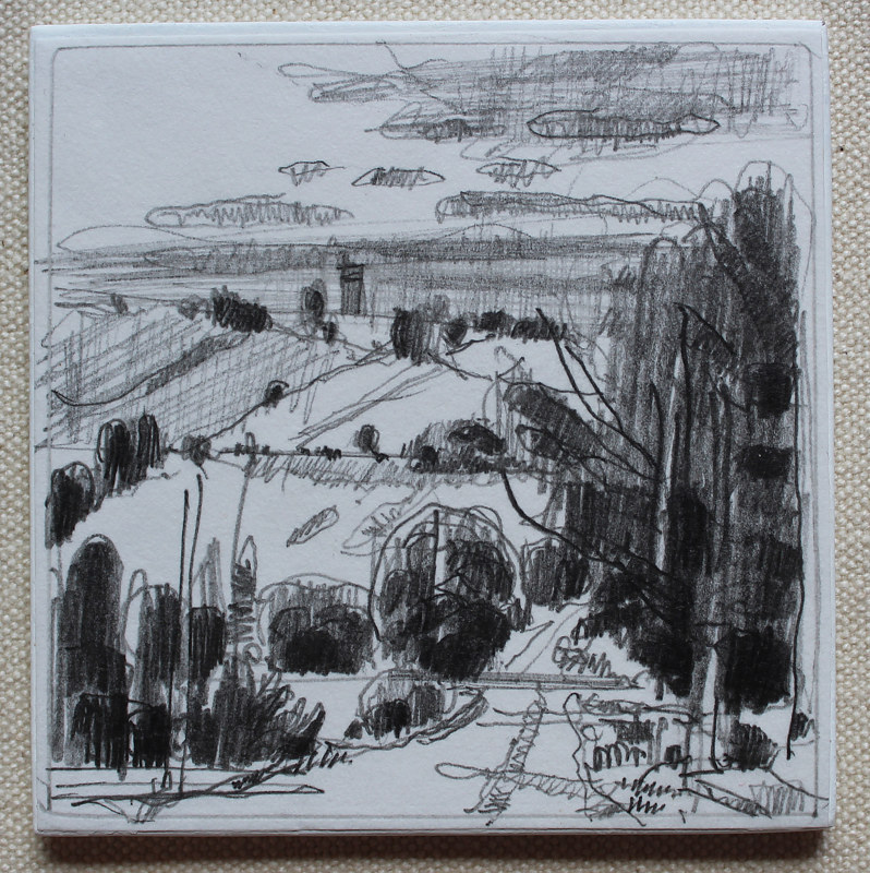 August Lull Drawing August Lull by Harry Stooshinoff