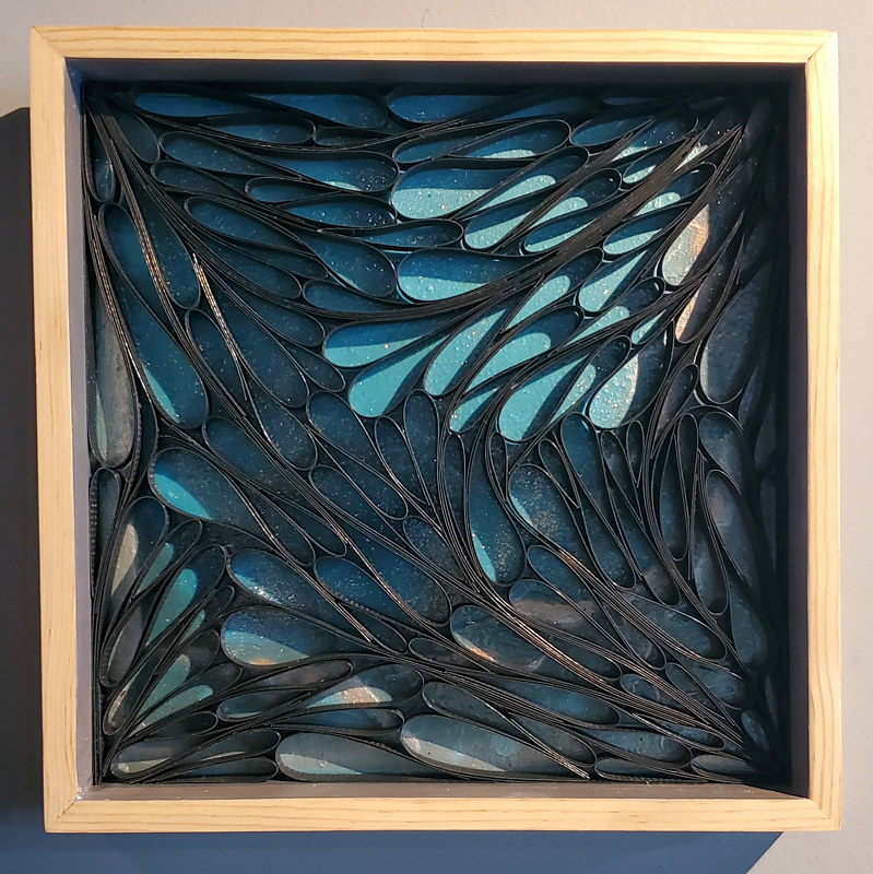 dragon scales 12 Acrylic painting dragon scales 12 by Jacqueline Bell Johnson