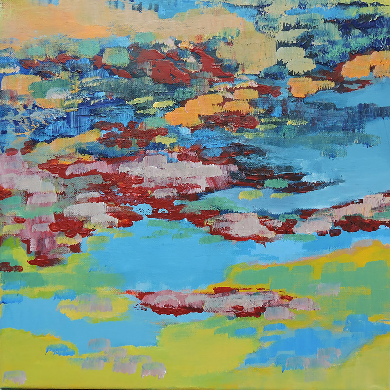 13.-Was $270, "Autumn Land". Acrylic painting 13.-Was $270, "Autumn Land". by Svetlana Barker