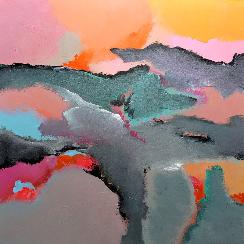 2.-BEST DEAL, was $550, "Sunset". Acrylic painting 2.-BEST DEAL, was $550, "Sunset". by Svetlana Barker