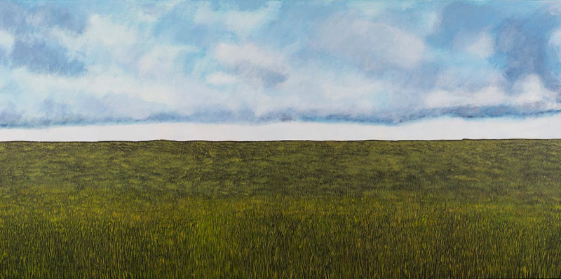 Morning Meseta Acrylic painting Morning Meseta by Denise Gracias
