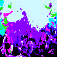 Holi Festival of Colors, Not Guns. (gif animated art) //images.artistrunwebsite.com/gallery/img_3354671639020512_large.gif?1651553128