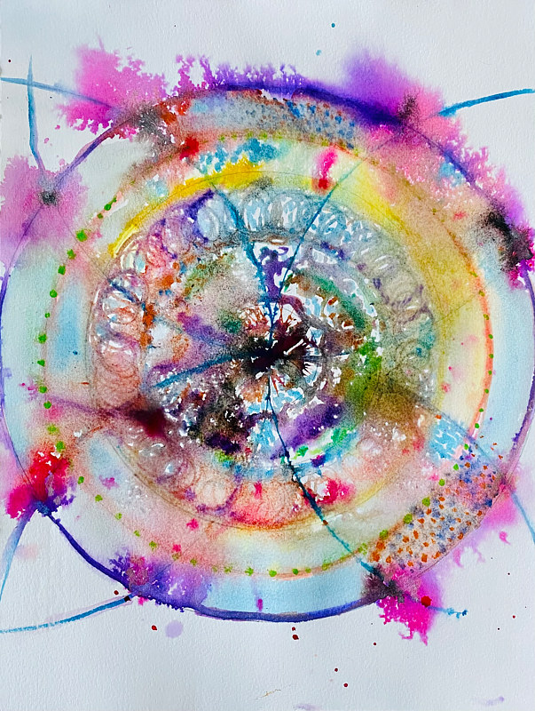 Mandala Hu Ma Na, 2021 Mandala Hu Ma Na, 2021 by Virginie Lagauche