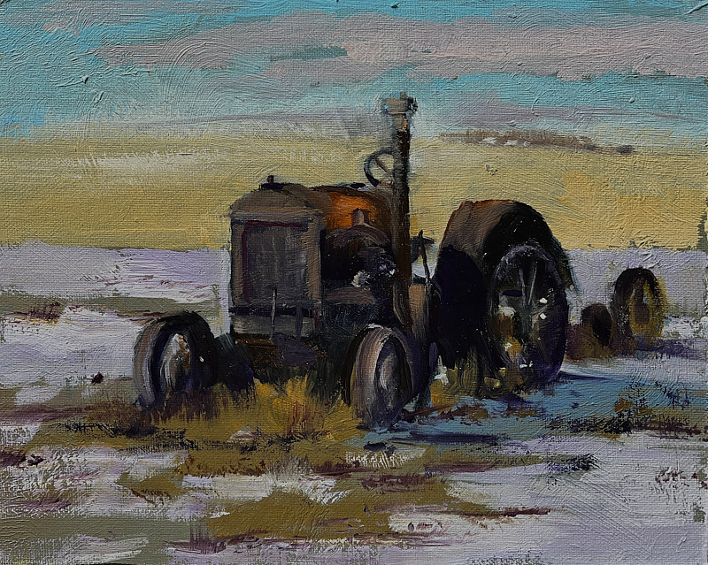 "Old Timer" Oil painting "Old Timer" by James Lutzko